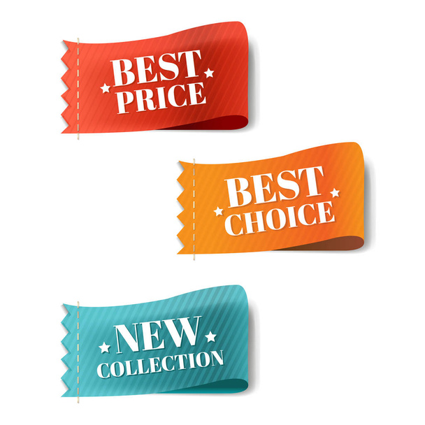 Price Tags Set - Vector, Image