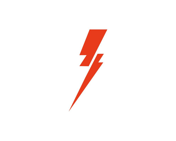 Flash thunderbolt logo szablon wektor - Wektor, obraz