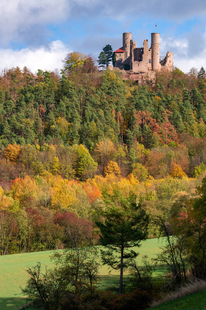 Várrom Hanstein - középkori vár közelében Bornhagen, Németország - Fotó, kép