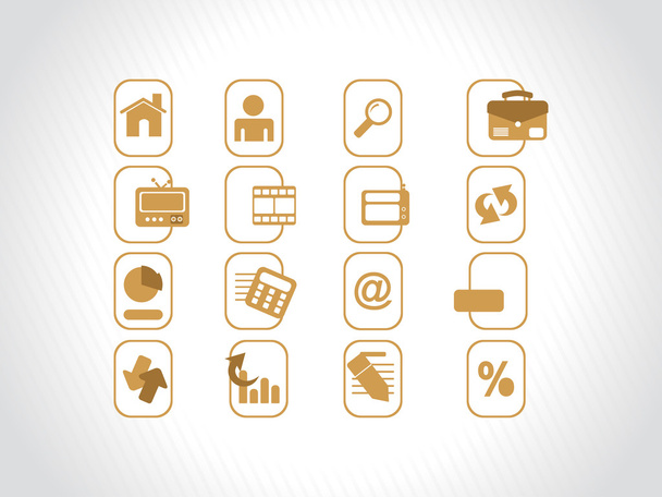 Complete web Icons collection - Wektor, obraz