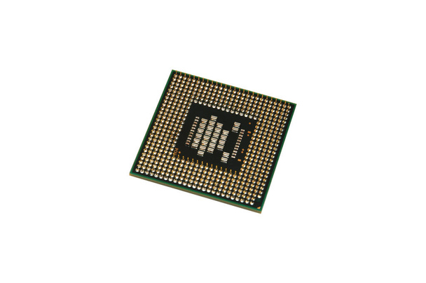chip de procesador cpu aislado en blanco
 - Foto, imagen