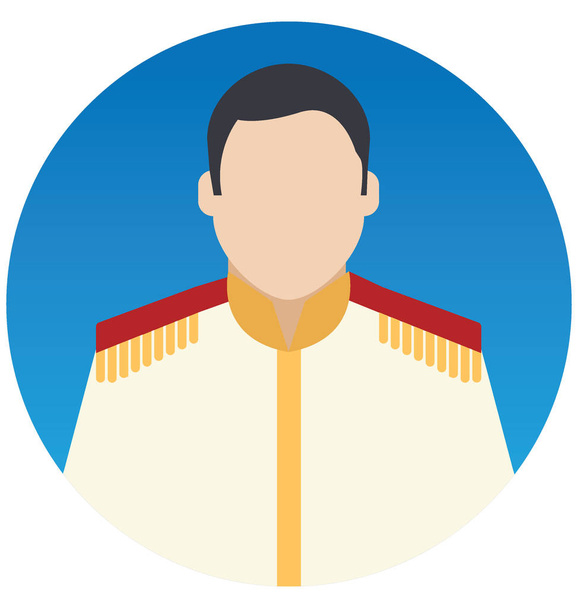 Prince Vector Illustration Icon which can Easily Modify or Edit - Vector, Image