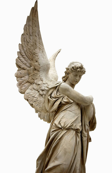 Piękny Aniołek z duże skrzydła. Anioł Stróż. Anioł Zbawiciela - Zdjęcie, obraz