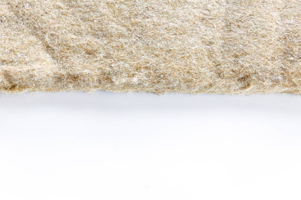 materiales de fondo - paneles de fibra de cáñamo aislante térmico comprimido - Foto, Imagen