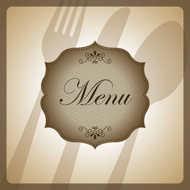 restaurant menu - Vector, afbeelding