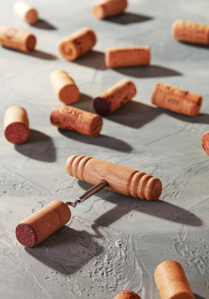 Cork screw and corks - Photo, Image