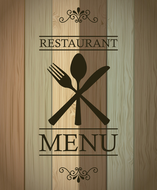 Menú restaurante
 - Vector, imagen