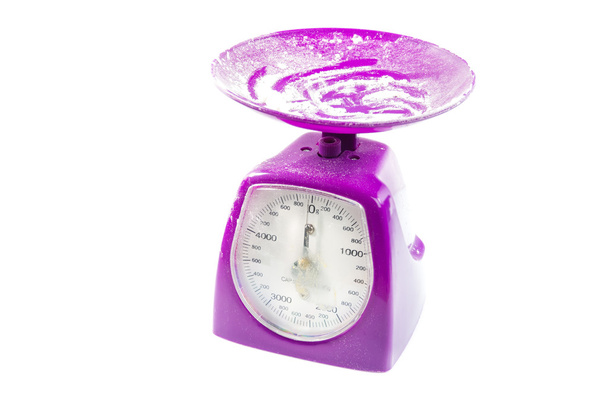 Веселий фіолетовий кухонний масштаб
 - Фото, зображення