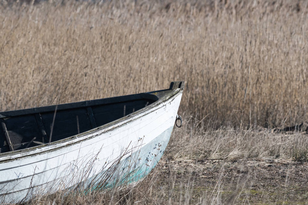 Front view of an old fishing boat - Photo, Image