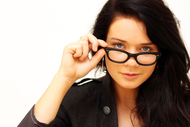Woman in glasses - Φωτογραφία, εικόνα