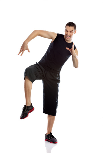 Zumba fitness man dancing - Фото, зображення