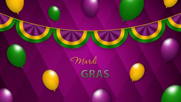 Mardi Gras background - Vector, Image