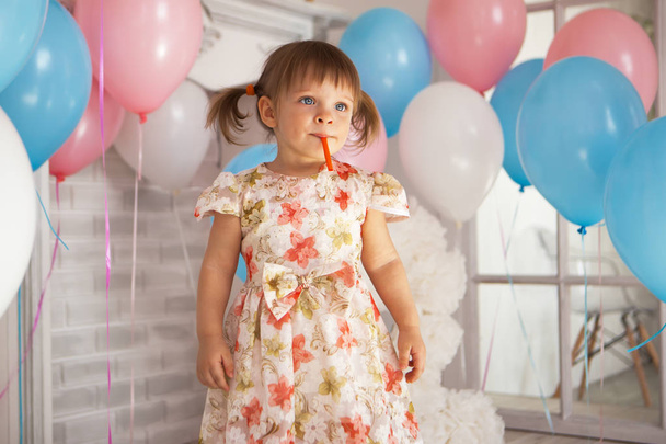 Birthday of little girl - Foto, Bild