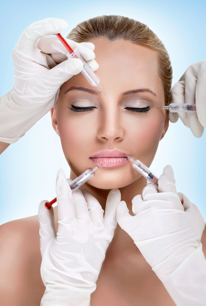 Injections of botox - Photo, Image