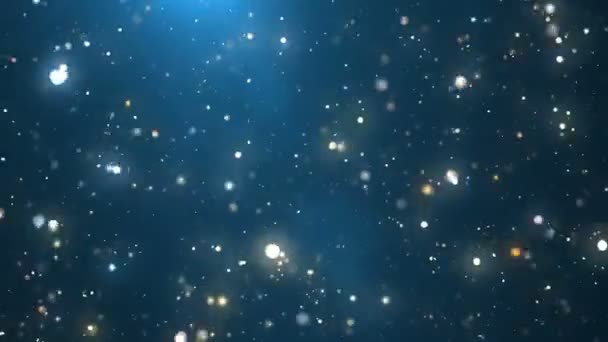 Milliárdok a szikrázó csillagok, szép végtelenített 3d animáció zökkenőmentes repülés. 4k - Felvétel, videó