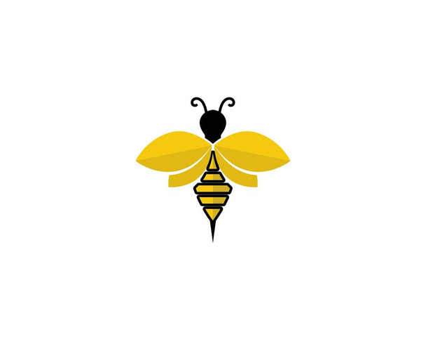 logotipo da abelha e modelos de vetor de símbolo - Vetor, Imagem