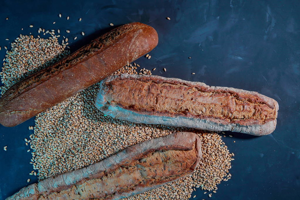 baguette grecque et blé frais délicieux
 - Photo, image