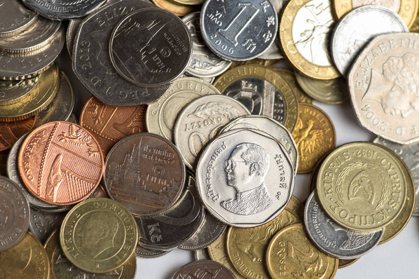 Background of coins money - Фото, изображение