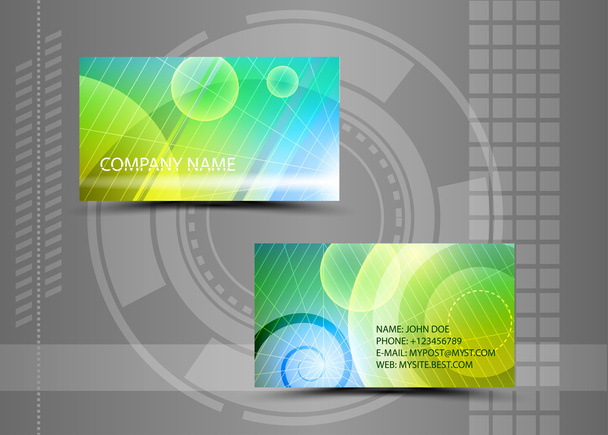 Business cards - Διάνυσμα, εικόνα