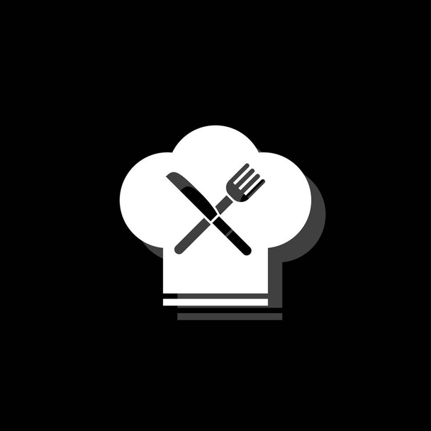 Restaurante ícone de menu plana
 - Vetor, Imagem