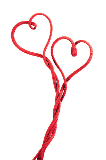 heart shaped shoe laces - Foto, Imagen