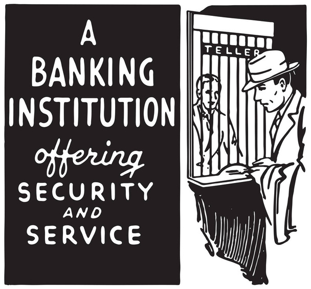 A Banking Institution - Vector, Image
