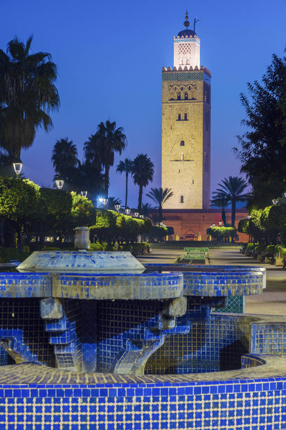 Koutoubia moskee in marrakesh - Foto, afbeelding