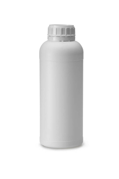 white plastic bottle isolated on white - Foto, immagini