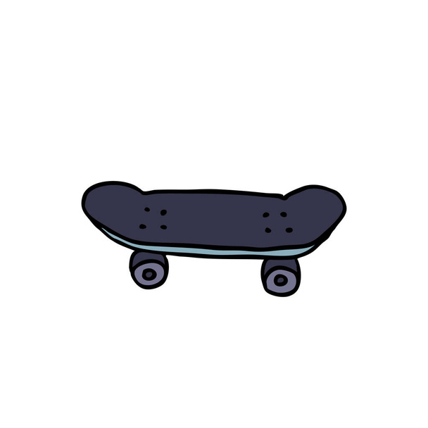 skateboard garabato icono
 - Vector, Imagen