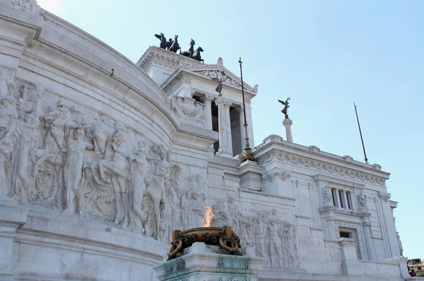 The Altare della Patria (Vittoriano) in Rome - Fotoğraf, Görsel