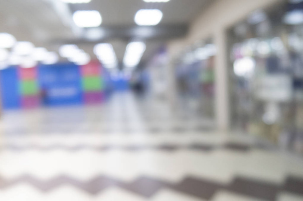 Abstrato borrão e desfocado shopping center do interior da loja de departamento para fundo - Foto, Imagem