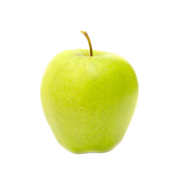 pomme mûre isolée sur fond blanc, photo en studio
 - Photo, image