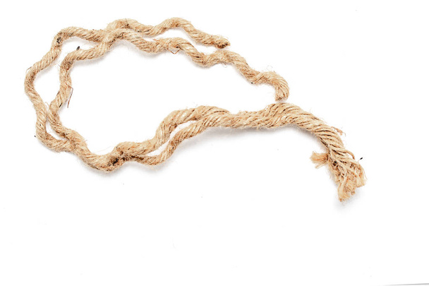 Rope isolated on white background - Foto, afbeelding