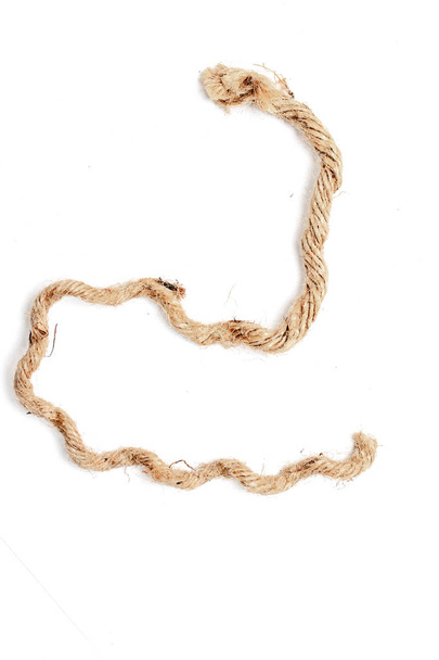 corde isolée sur fond blanc - Photo, image