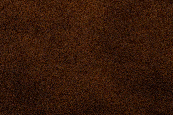 Fondo o textura de cuero marrón.  - Foto, imagen