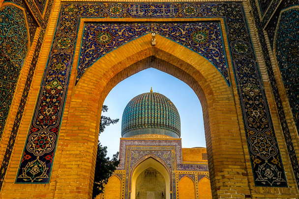 Szamarkand Gur-e Amir mauzóleum 22 - Fotó, kép