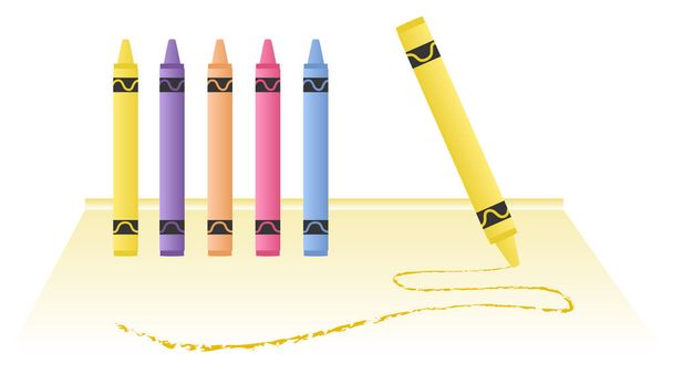 Crayones
 - Vector, Imagen