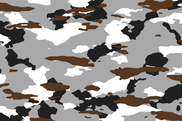 brown and gray camouflage pattern background - Photo, Image