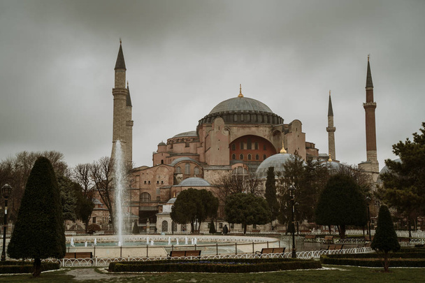 Hagia Sophia Mosque in Istanbul, Turkey. Ayasofya - Φωτογραφία, εικόνα