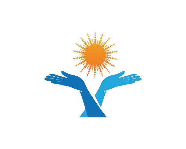 Вектор логотипу догляду за руками
  - Вектор, зображення