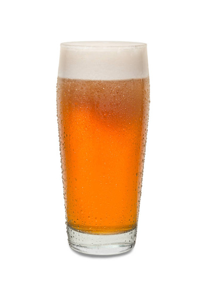 Freshly Poured Craft Pub Beer Glass #2 with Condensation  - Fotografie, Obrázek