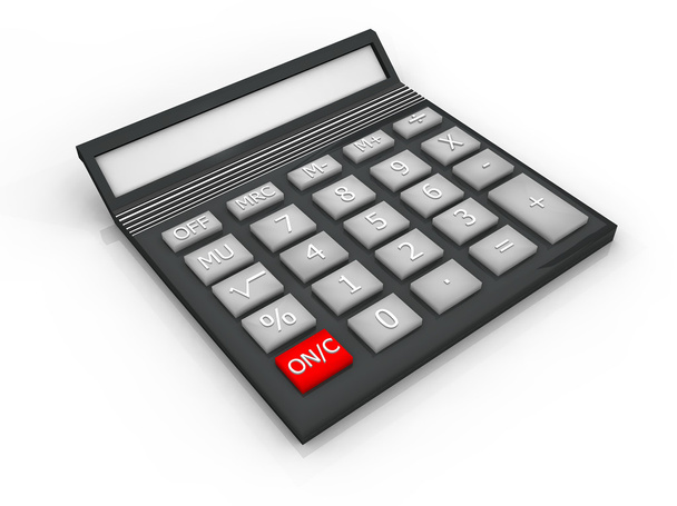 illustration of a lying calculator - Photo, Image