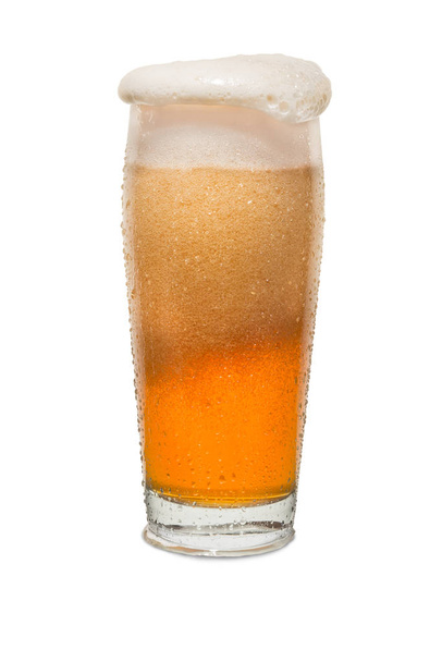 Спітнілий Крафт Паб Пиво Склянка Переповнена Пивом No 1
 - Фото, зображення