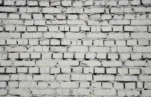 beyaz tuğla duvar dokusu - Fotoğraf, Görsel