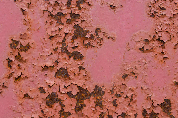 червоний пофарбований очищений іржавий метал текстури фону
  - Фото, зображення