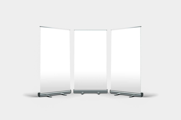 Revic Blank Banner отображается на мягкой задней панели.
. - Фото, изображение