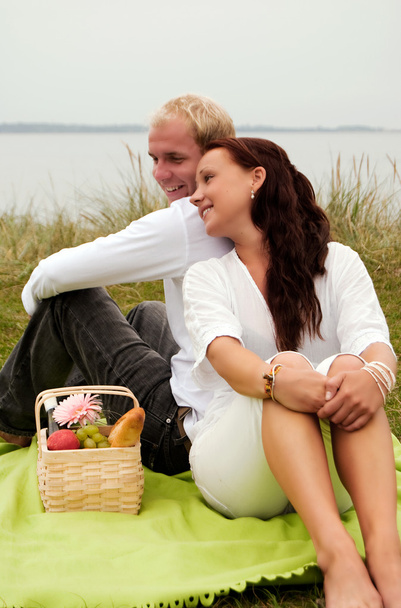 Katse olalle romanttinen piknik
 - Valokuva, kuva