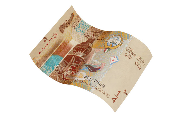 Kuwaiti quarter Dinar Banknotes. - Фото, зображення