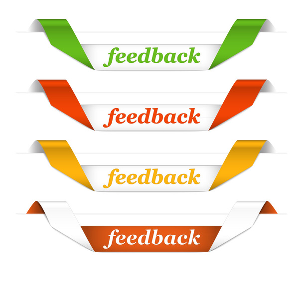 strips feedback - Vector, imagen