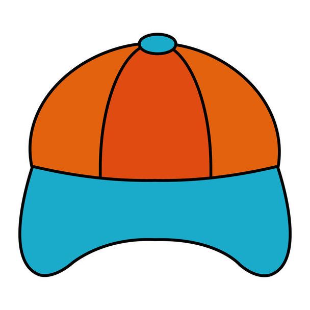 sportovní čepice kreslený - Vektor, obrázek